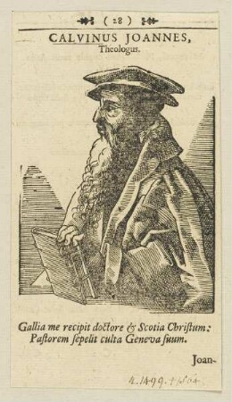 Bildnis des Joannes Calvinus