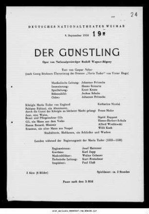 Der Günstling