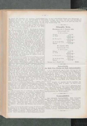 Pädagogische Woche : Abrechnung pro I. Quartal 1910