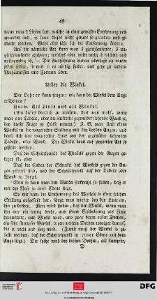 Ueber die Winkel