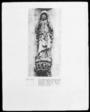 Der Gekreuzigte mit Heiligen — Maria