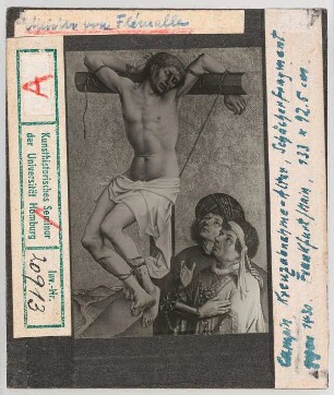 Meister von Flémalle: Fragment einer Kreuzabnahme. Frankfurt, Städel
