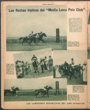 Las fiestas hípicas del "Media Luna Polo Club" [Fotografías]