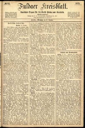 Ausgabe vom Mittwoch, den 15. Oktober 1873.