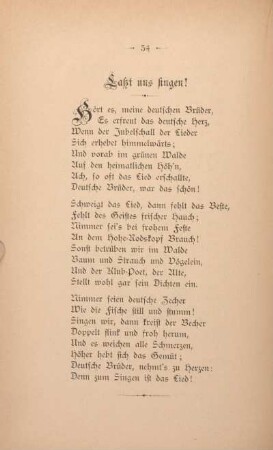 Lasst uns singen!