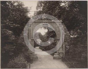 Transloziertes Portal an der Stadtmauer Reichenbach