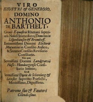 Joh. Helfrici Jungken, Physici Reipubl. Francofurt. Ordinarii, Manuale, Sive Vade Mecum Praxeos Medicæ Modernæ, Pro Memoria sublevanda conscriptum