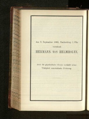 Hermann Helmholtz.