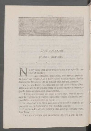 Capítulo XXXIII - ¡Triste victoria!