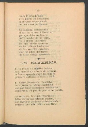 La enferma