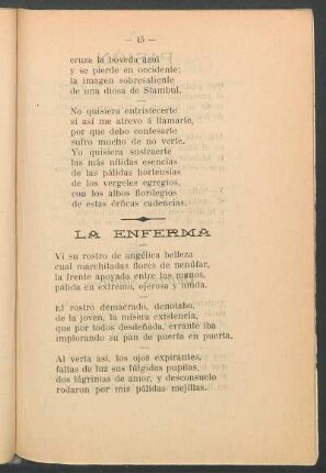 La enferma