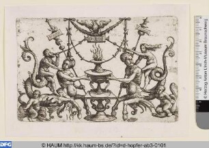 Querfüllung mit Triton und Sirene