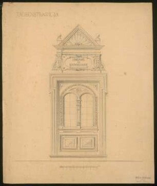 Taubenstraße 54, Berlin: Portal Ansicht 1:10