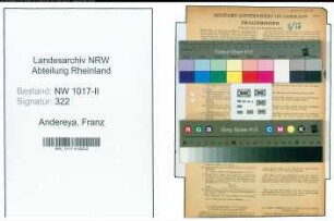 Entnazifizierung Franz Andereya , geb. 08.05.1913 (Postfacharbeiter)