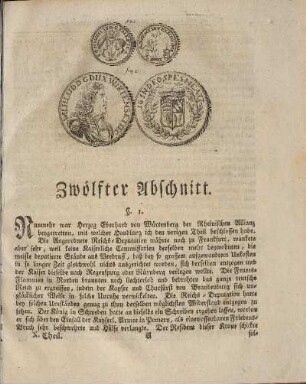 Zwölfter Abschnitt.
