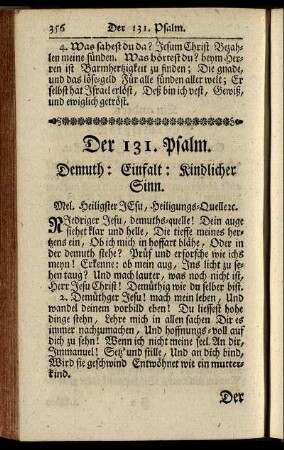 Der 131. Psalm. - Der 140. Psalm.