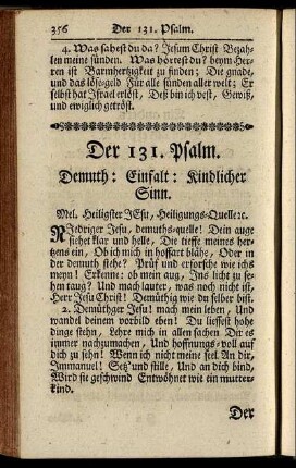 Der 131. Psalm. - Der 140. Psalm.
