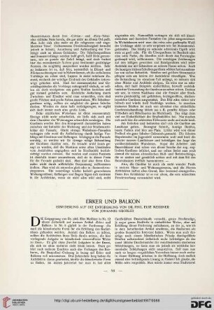 Erker und Balkon: Erwiderung auf die Entgegnung von Dr. phil. Else Meissner