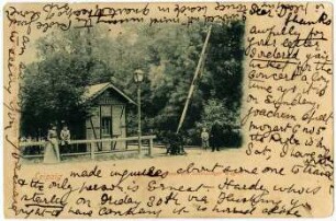 Leipzig. Bahnwärterhaus am Schleussiger Weg