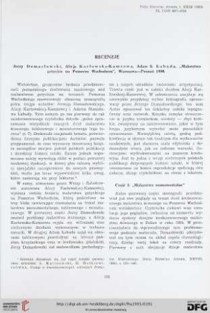 29: Jerzy Domasłowski, Alicja karłowska-Kamzowa, Adam S. Labuda, "Malarstwo gotyckie na Pomorzu Wschodnim", Warszawie - Poznań 1990