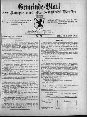 1903,9: No. 9, 1. März 1903