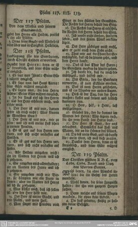 Der 118 Psalm