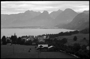 St. Gilgen: Blick auf St. Gilgen und Wolfgangsee