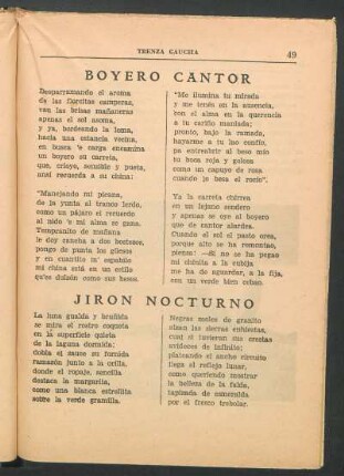 Boyero cantor