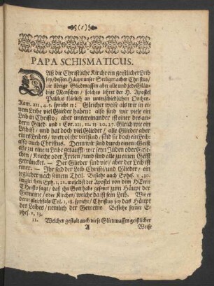 Papa Schismaticus.
