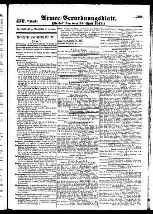 470.Ausgabe. Donnerstag, 29. April 1915