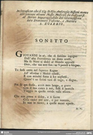 Sonetto