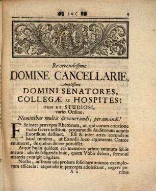 Ad Solertes Scientiarum In Academia Tubingensi Studiosos Sermo De Praecipuis Quibusdam Discendi Regulis, Ex Comparatione Corporis Et Animi Erutis