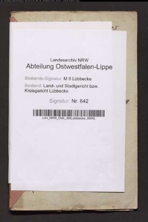 Erblasser: Grosse-Haselhorst, Anne Marie Louise Catharine:
