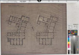 Plettenberg, Amtsgericht, Kellergeschoss, Erdgeschoss, Grundriss, Baubestandszeichnung