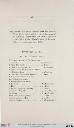 Pictures, &c., &c.