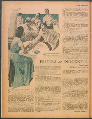 Prueba de inocencia : Cuento por Anibal Ravagnan
