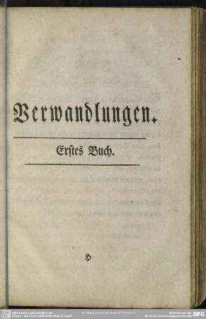 Verwandlungen