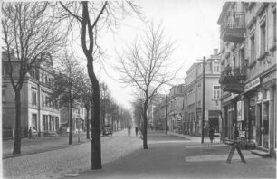 Heidenau. Bismarckstraße (Ernst-Thälmann-Straße). Blick nach Südost
