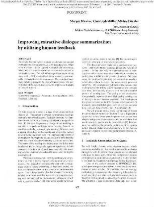 Improving extractive dialogue summarization by utilizing human feedback