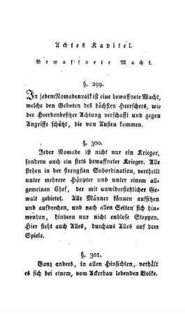 Achtes Kapitel. Bewaffnete Macht.
