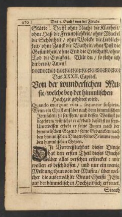 Das XXXII. Capitel.