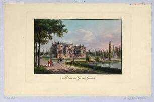 Das Palais im Großen Garten in Dresden von Osten