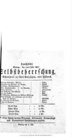 Selbstbeherrschung