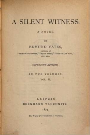 A silent witness : a novel. 2