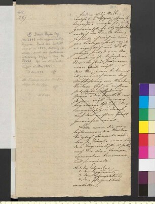 Brief von Goethe, Johann Wolfgang von an Meyer, Nicolaus