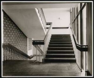 Katschhof, Aachen: Treppenaufgang Verwaltungsgebäude