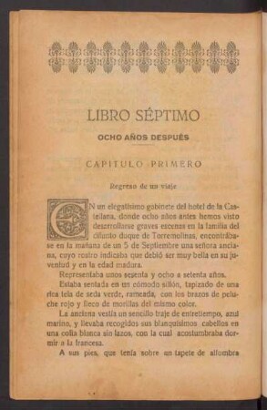 Libro séptimo - Ocho años después