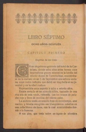Libro séptimo - Ocho años después