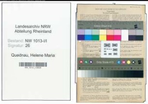 Entnazifizierung Helene Maria Quednau , geb. 10.04.1917 (Fabrikbesitzerin)