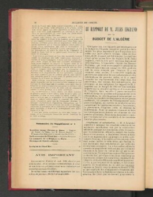 Le Rapport De M. Jules Legrand.